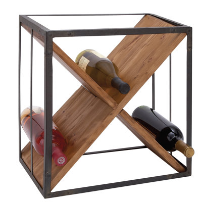 Cole & Grey 9 Bottle Tabletop Wine Rack