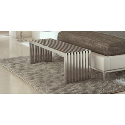 Wade Logan Idylwood Metal Bedroom Bench