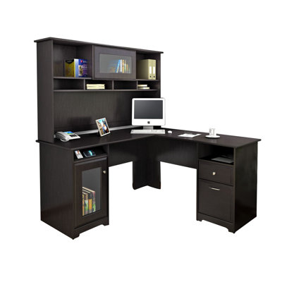 Red Barrel Studio Capital Computer Desk with Hutch