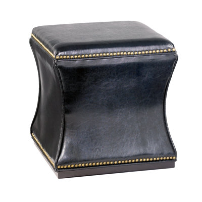 Red Barrel Studio Bohannon Leather Storage Ottoman