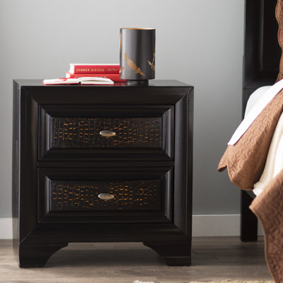 Red Barrel Studio Alchemist 2 Drawer Nightstand