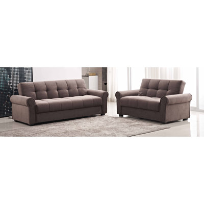 Red Barrel Studio Russell Click Clack Sofa and L..
