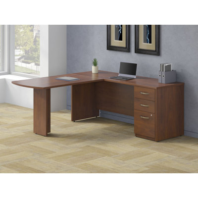 Bush Business Furniture Series C Elite Peninsula Executive Desk