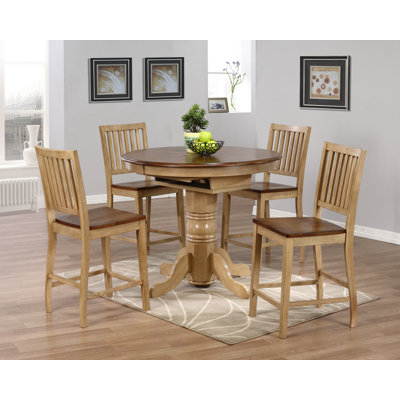 Loon Peak Huerfano Valley 5 Piece Pub Table Set