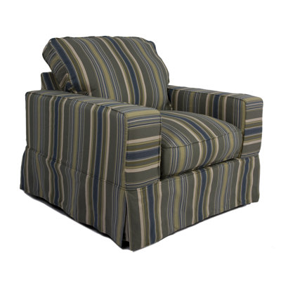 Sunset Trading Americana Slipcovered Chair