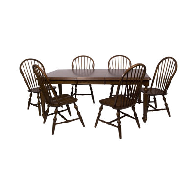 Loon Peak Lockwood 7 Piece Dining Set