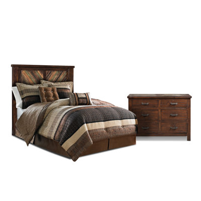 Loon Peak Culbertson Panel 2 Piece Bedroom Set