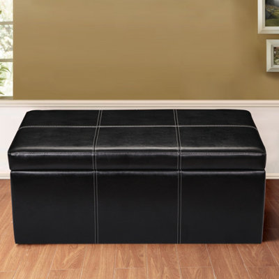 Adeco Trading Large Storage Ottoman