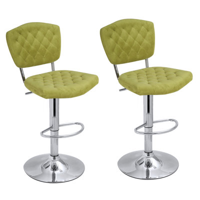 Adeco Trading Adjustable Height Swivel Bar Stool..