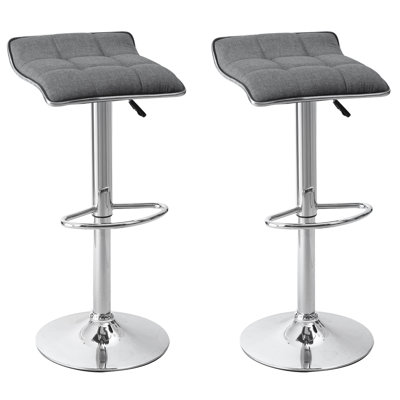 Adeco Trading Adjustable Height Swivel Bar Stool..