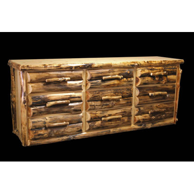 Utah Mountain Aspen 9 Drawer Dresser