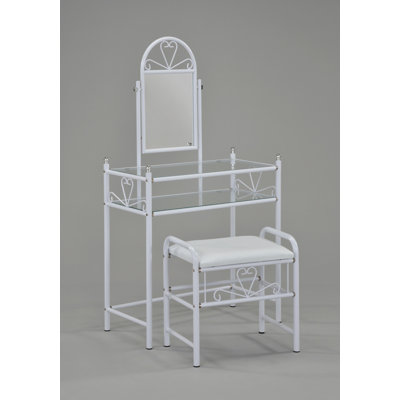 WorldWide HomeFurnishings 2 Piece Vanity Set