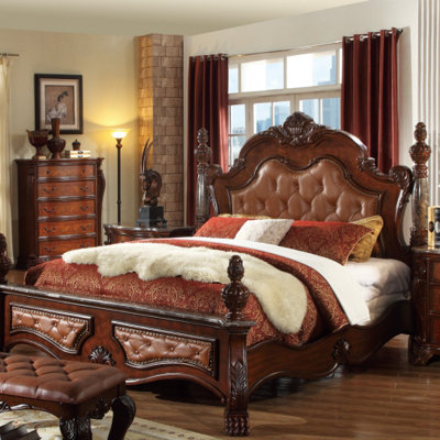 Meridian Furniture USA Luxor Upholstered Panel Bed