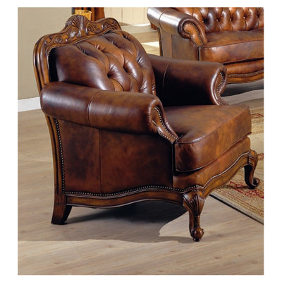 Darby Home Co Smith Leather Armchair