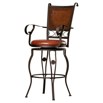 Darby Home Co Woodland Swivel Bar Stool