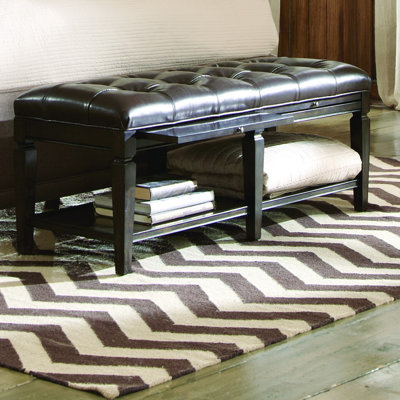 A.R.T. Classic Wood Storage Bedroom Bench