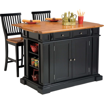 Darby Home Co Mattice 3 Piece Kitchen Island Set