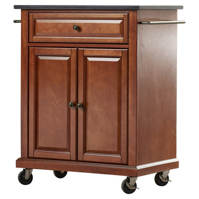 Darby Home Co Pottstown Solid Black Granite Top ..