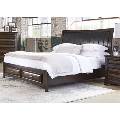 Darby Home Co Upholstered Sleigh Bed