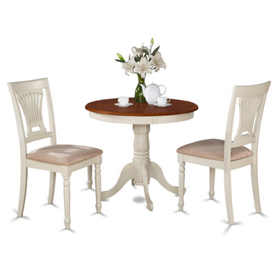 Darby Home Co Caledonia 3 Piece Dining Set