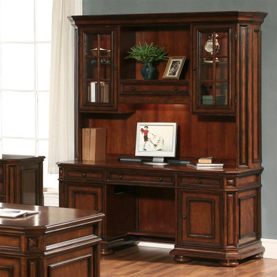Darby Home Co Sidell Executive Credenza with Hutch