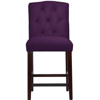 Darby Home Co Cyrus Tufted Bar Stool