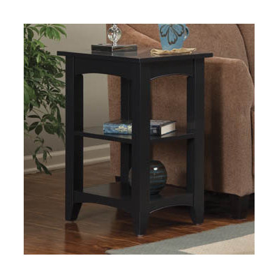 Charlton Home Birch Creek Two Shelf End Table