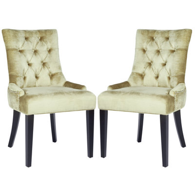 Charlton Home Reynesford Velvet Side Chair (Set ..