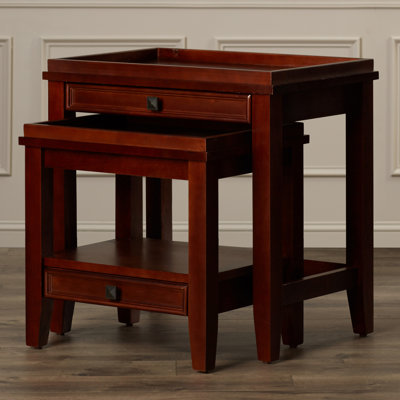 Alcott Hill Nelsonville 2 Piece Nesting Tables
