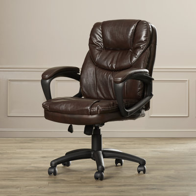 Charlton Home Musgrove High-Back Faux ..