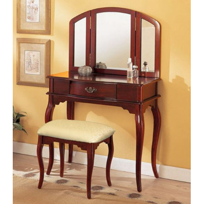 Charlton Home Livingston 3-Piece Vanity Set with..