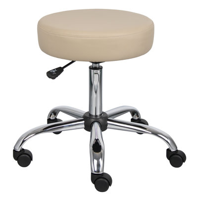 Varick Gallery Soundview Adjustable Stool with Dual Wheel