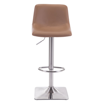 Brayden Studio Boomer Adjustable Height Swivel Bar Stool