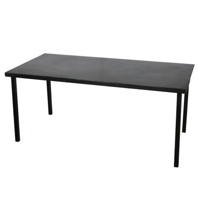 Brayden Studio Farber Obsidian Dining Table