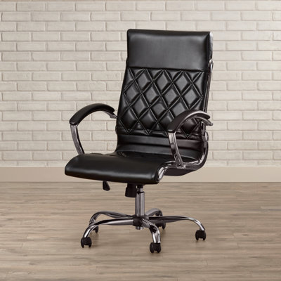 Brayden Studio Camp Mabry Adjustable High-Back Executive Chair