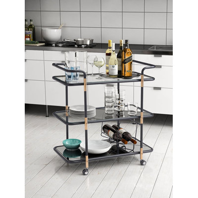 Brayden Studio Crespin Serving Cart