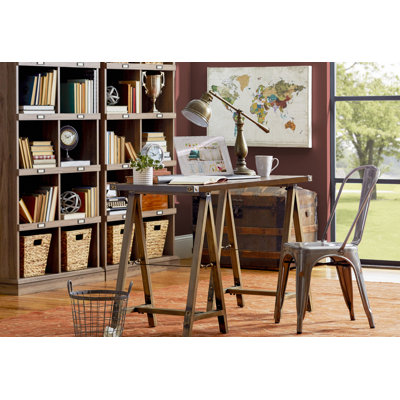 Brayden Studio Earleville Sawhorse Desk