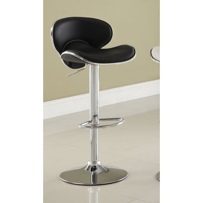 Wade Logan Reynard Adjustable Height Swivel Bar ..