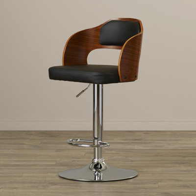 Wade Logan Santino Adjustable Height Swivel Bar ..