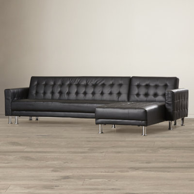 Wade Logan Bentley Reversible Chaise Sectional