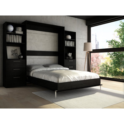 Wade Logan Lower Weston Upholstered Murphy Bed