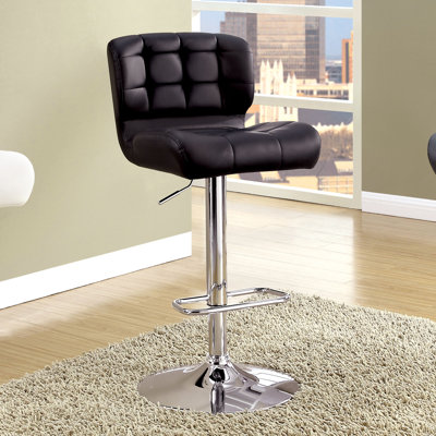 Wade Logan Carlos Adjustable Height Swivel Bar Stool