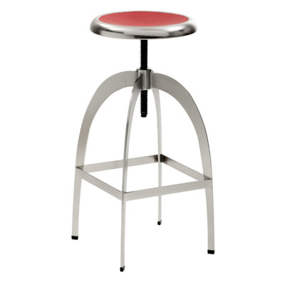 Wade Logan Troy Adjustable Height Bar Stool