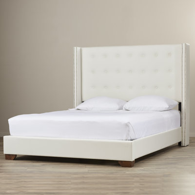 Wade Logan Arno Queen Upholstered Panel Bed