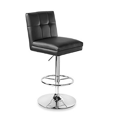 Wade Logan Berin Adjustable Height Swivel Bar Stool