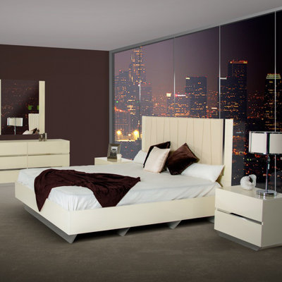 Wade Logan Marley Upholstered Panel Bed