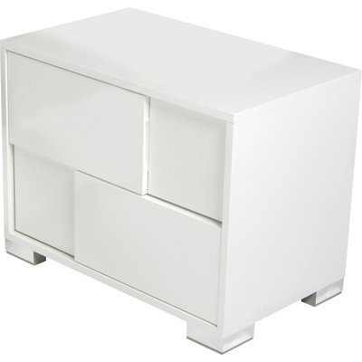 Wade Logan Marley 2 Drawer Nightstand
