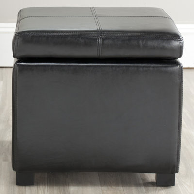 Corrigan Studio Clemens Leather Storage Ottoman