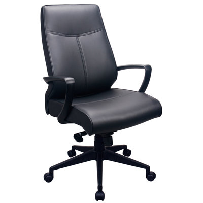 Tempur-Pedic High-Back Leather Executi..