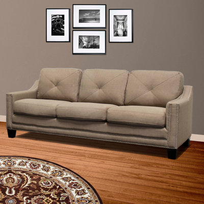 BestMasterFurniture Nailhead Sofa